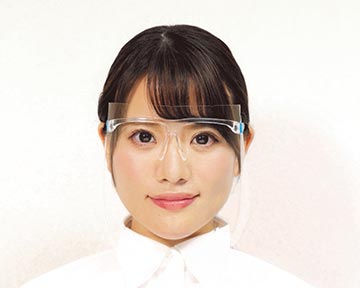 Low-glare face shield